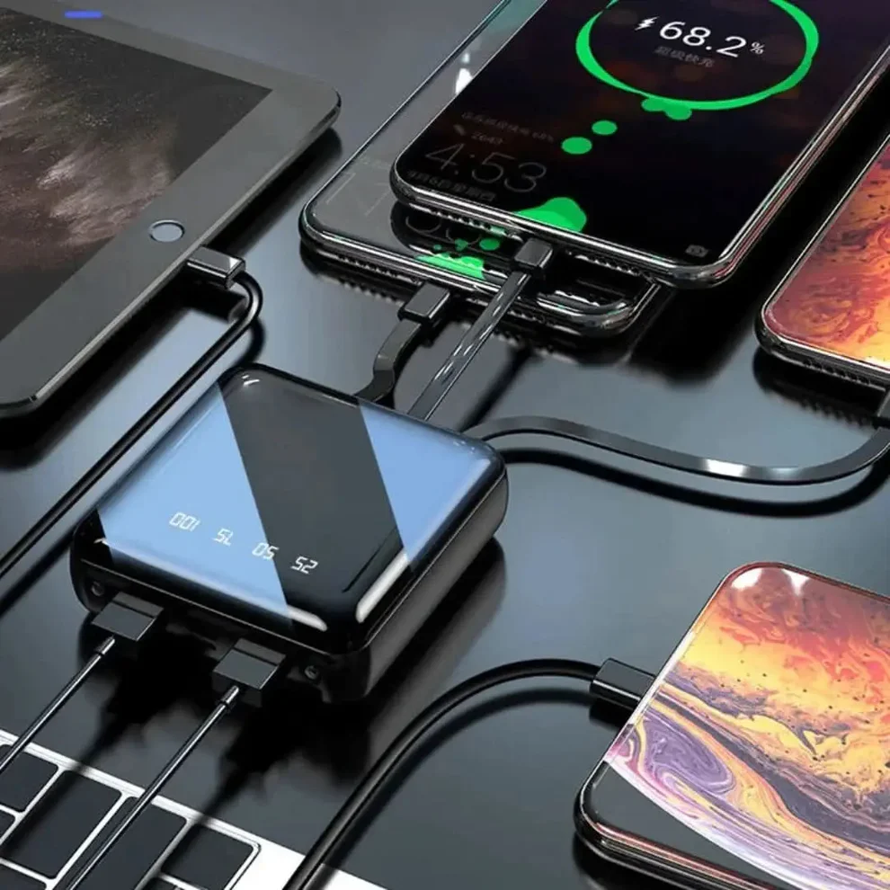 Skanto | Mini Powerbank 4-Draht 20.000mAh