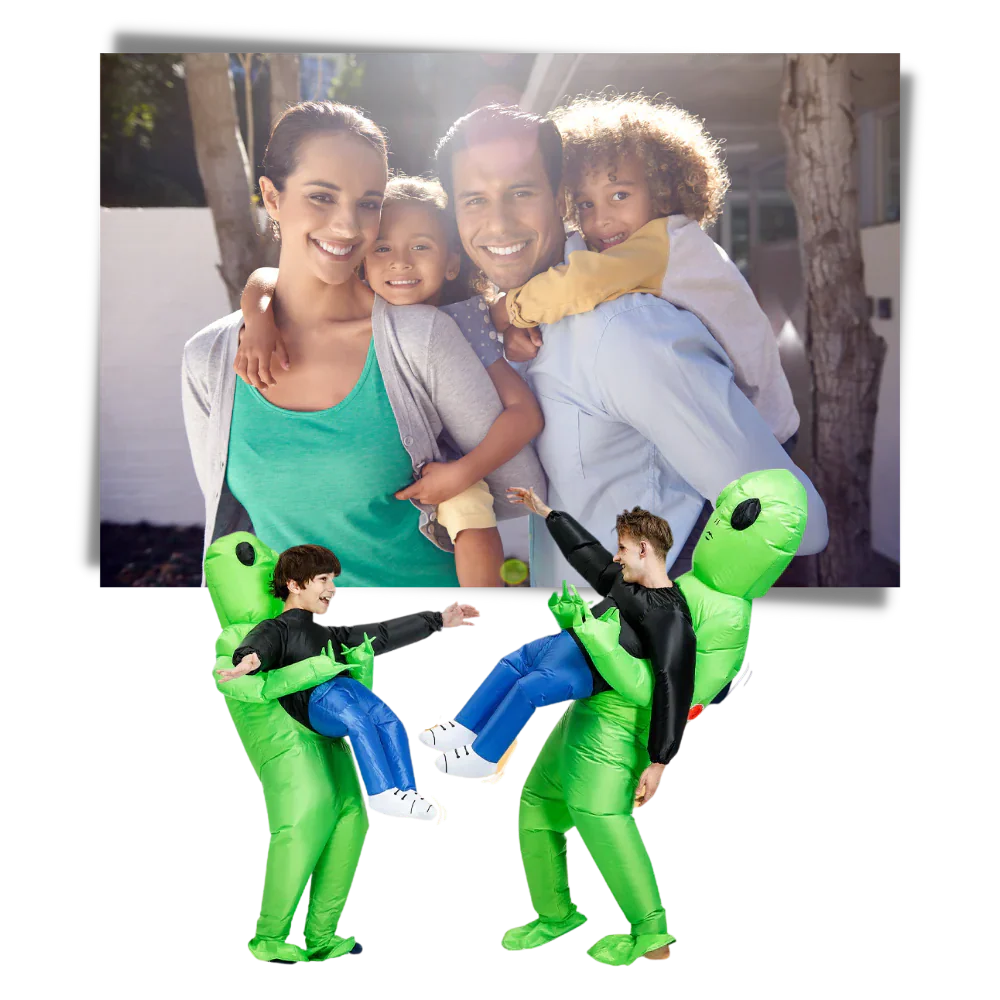 Skanto | Aufblasbares Alien-Kostüm
