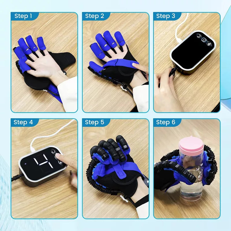 Skanto | Rehabilitations-Roboterhandschuh | Einstellbare Geschwindigkeit, ergonomisches Design & ideal für die Genesung nach Schlaganfall und die Verbesserung der Motorik
