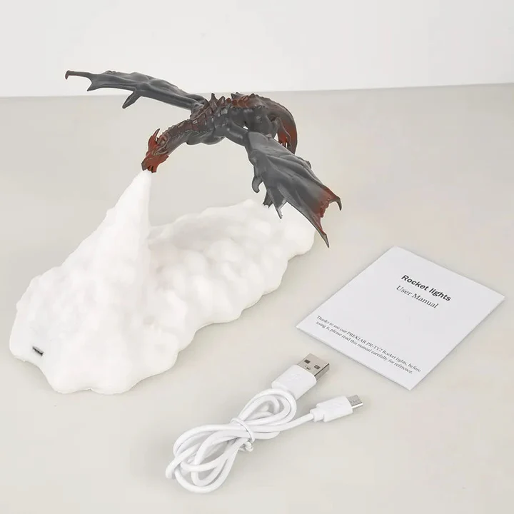 Skanto | Feuer speiende Drachenlampe