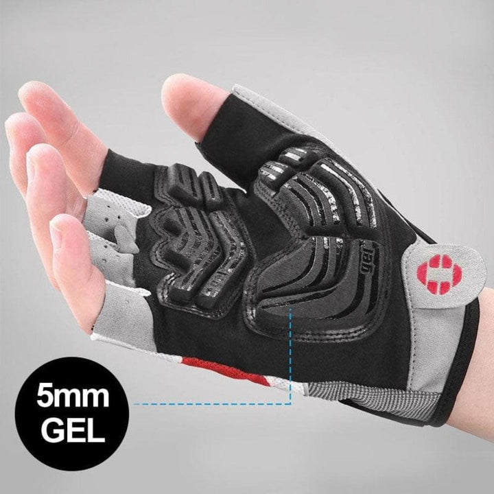 Skanto | 3D Gel-gepolsterte Fahrradhandschuhe – Stoßdämpfende, atmungsaktive Radhandschuhe für Herren & Damen