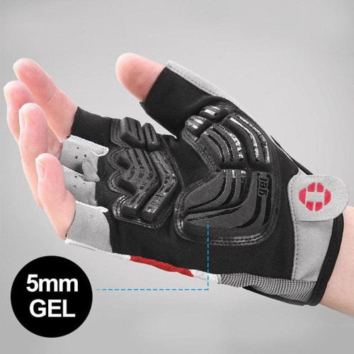 Skanto | 3D Gel-gepolsterte Fahrradhandschuhe – Stoßdämpfende, atmungsaktive Radhandschuhe für Herren & Damen