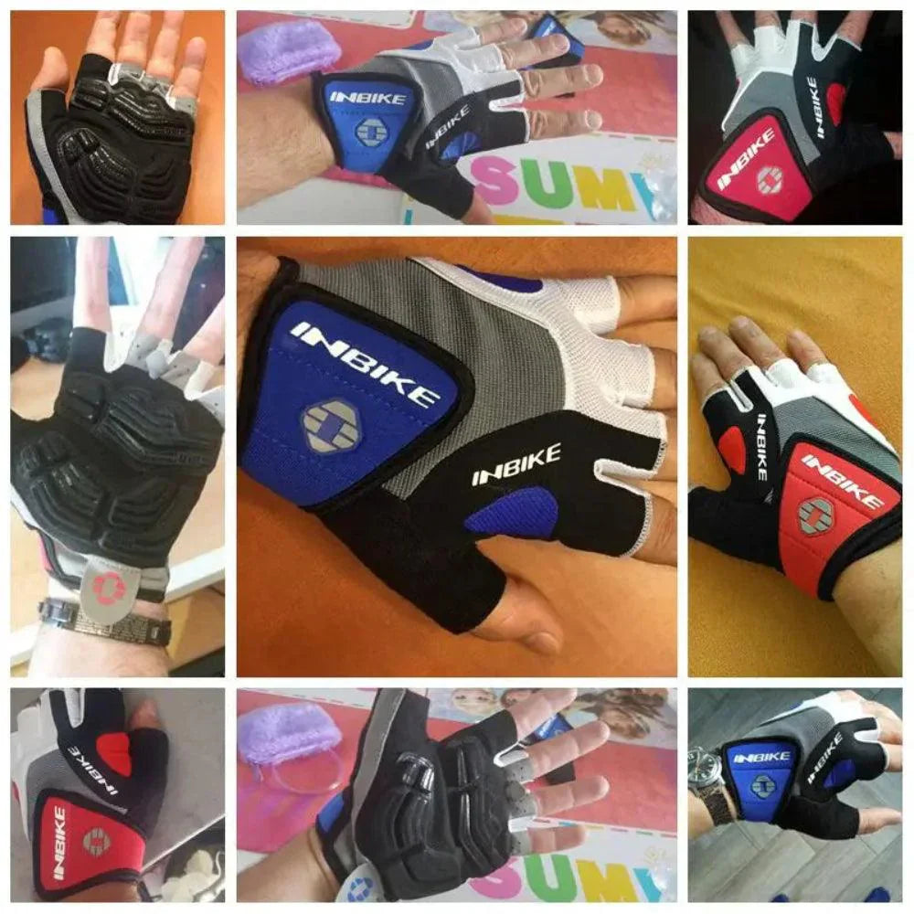 Skanto | 3D Gel-gepolsterte Fahrradhandschuhe – Stoßdämpfende, atmungsaktive Radhandschuhe für Herren & Damen