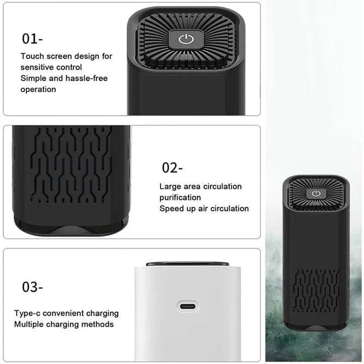 Skanto | USB Auto-Luftreiniger mit HEPA-Filter