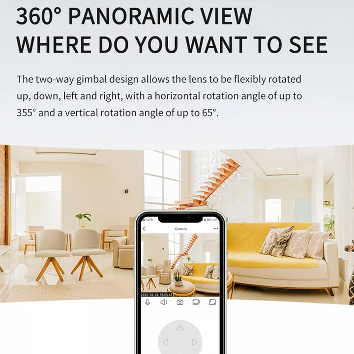 Skanto | HD Smart WiFi Funk-Überwachungskamera