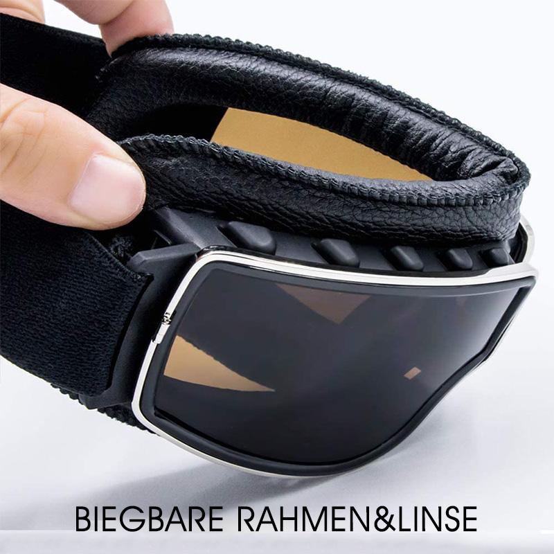 Skanto | Vintage Winddichte Motorradbrille