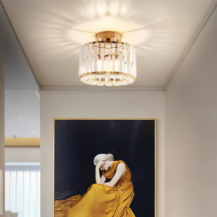 Skanto | Luxuriöse Kristall-Deckenleuchte | Brillante Deckenbeleuchtung