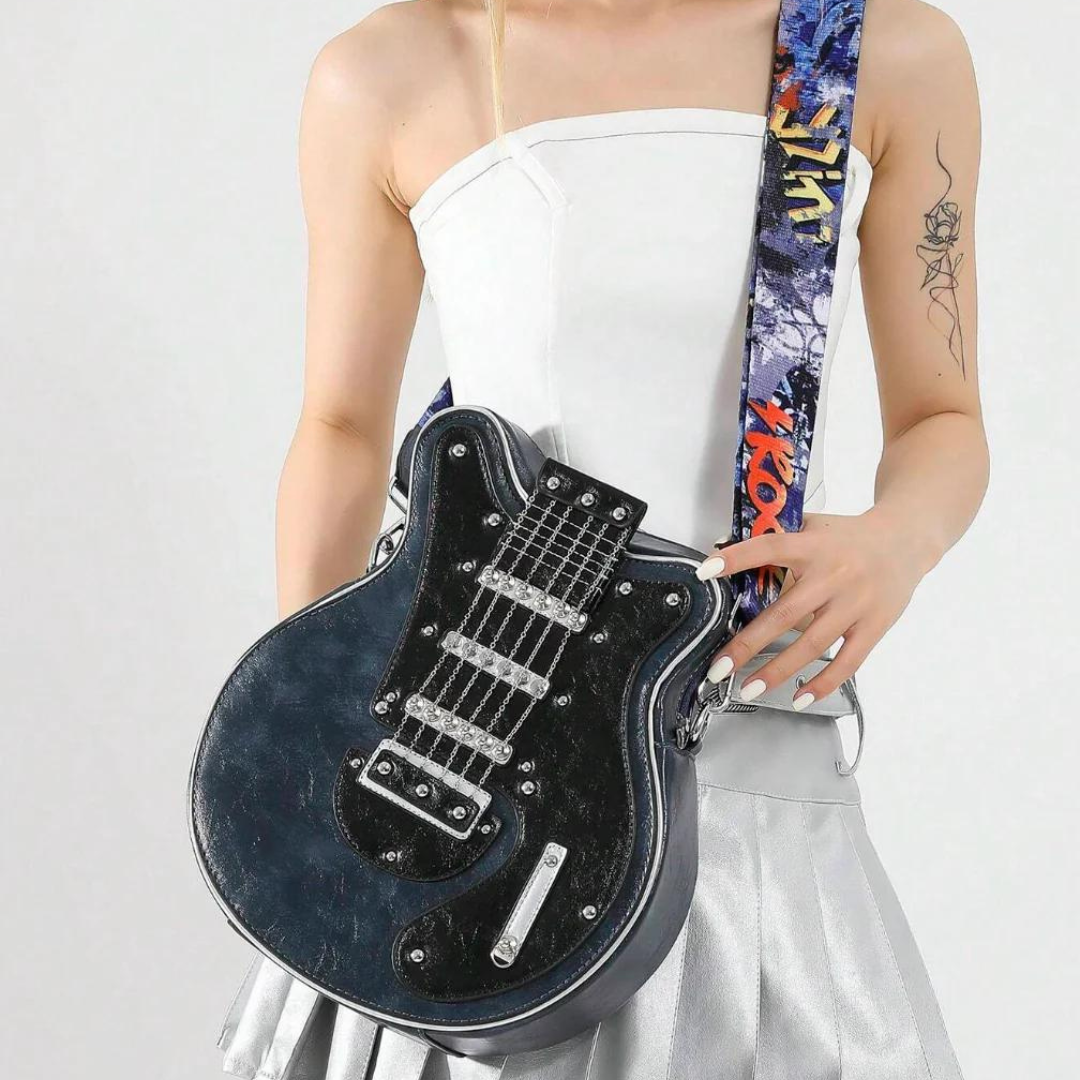 Skanto | Heben Sie Ihren Stil hervor mit der Rockstar Gitarrentasche Umhängetasche Chic