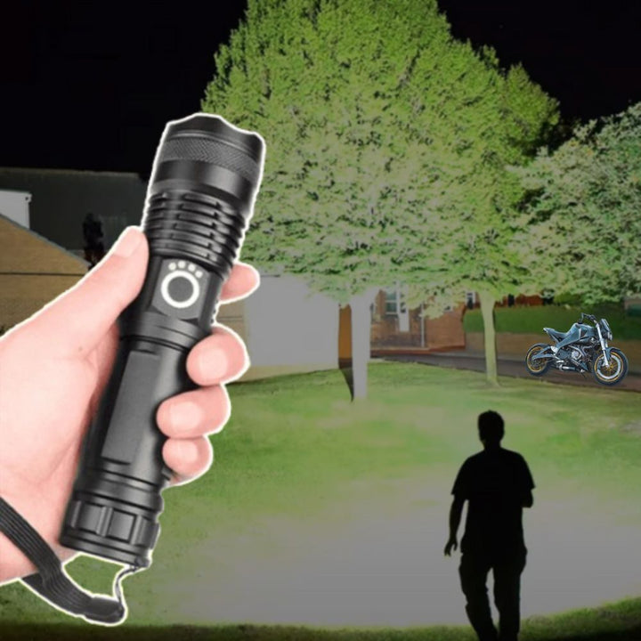 Skanto | Leistungsstarke Taschenlampe mit 90.000 Lumen