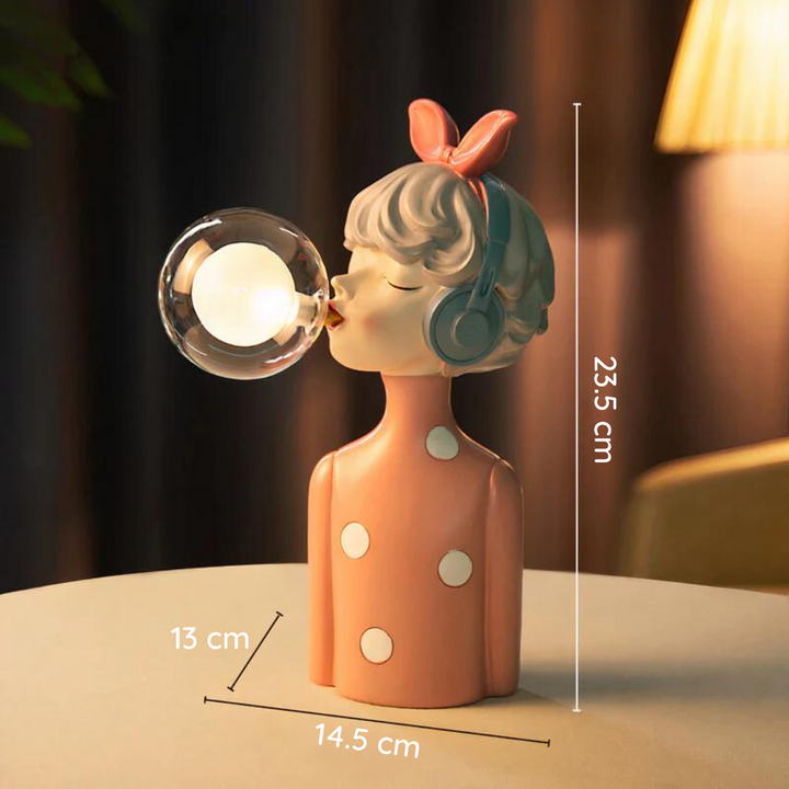Skanto | Elegante Retro-Tischlampe für das Wohnzimmer – Handgefertigte dekorative Beleuchtung