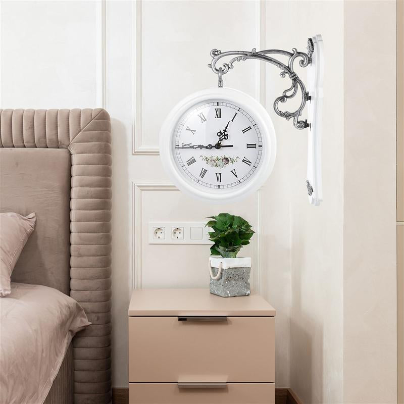 Garduru Doppelseitige Wanduhr