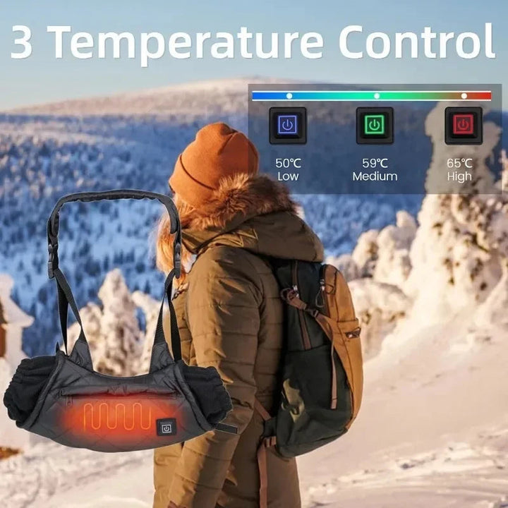 Skanto | Tragbarer beheizter Handwärmer-Muff mit einstellbarer Temperatur