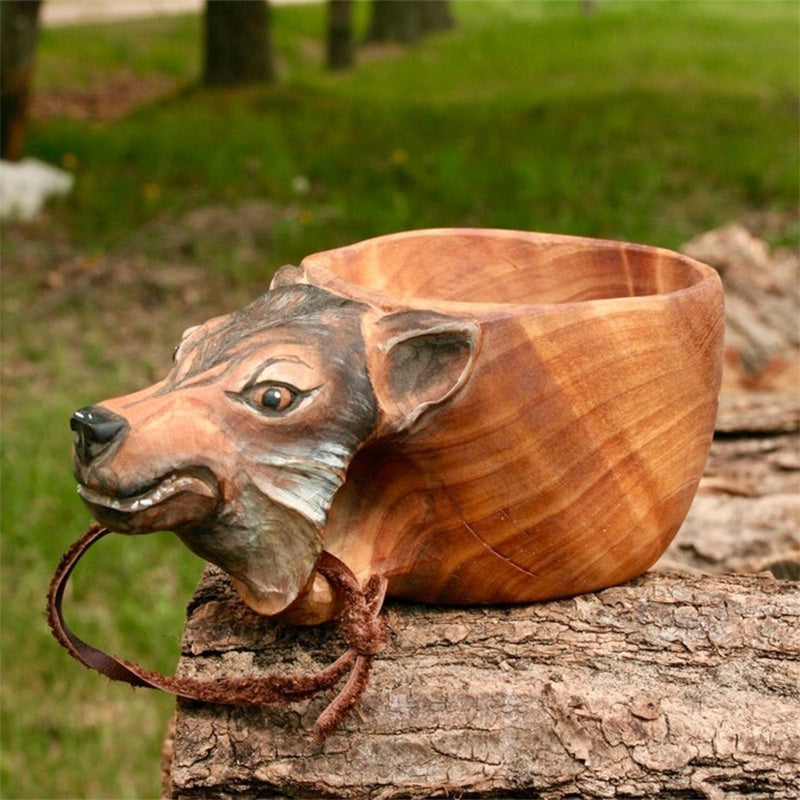 Skanto | Handgemachte Tierbecher aus Holz