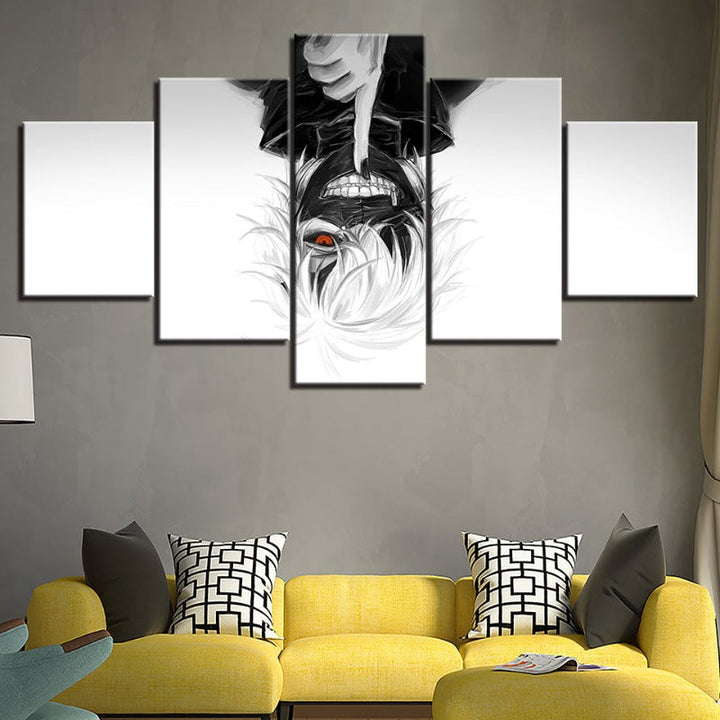 5-teilige Tokyo Ghoul Anime Leinwand-Wandkunst