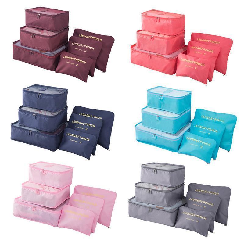 Skanto | 6-teiliges tragbares Gepäck-Organizer-Set