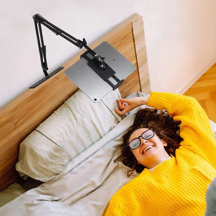 Skanto | Ausziehbarer, versteckter Nachttisch-Telefon-/Tablet-Halter