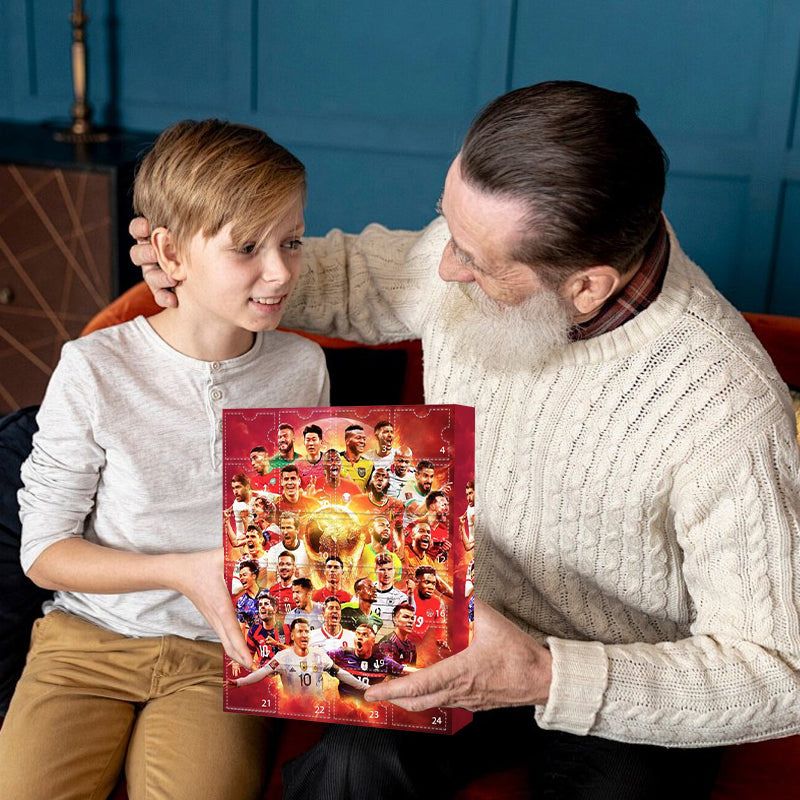Skanto | GiftGoal - Fußball-Set Adventskalender als Weihnachtsgeschenk