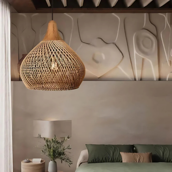 Skanto | Rattan Boho Pendelleuchte