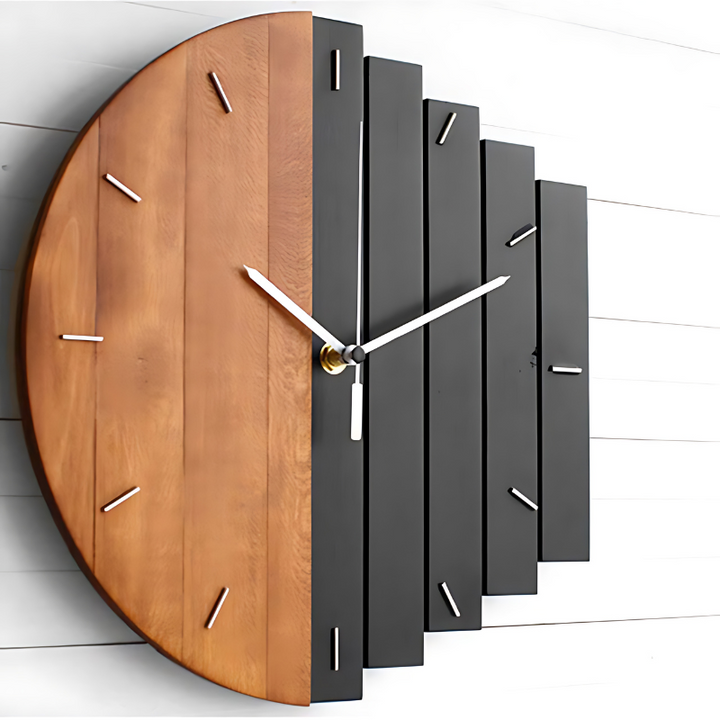 Skanto | ClarityTime | Geräuschlose Wanduhr mit zeitlosem minimalistischem Design für elegante Interieurs