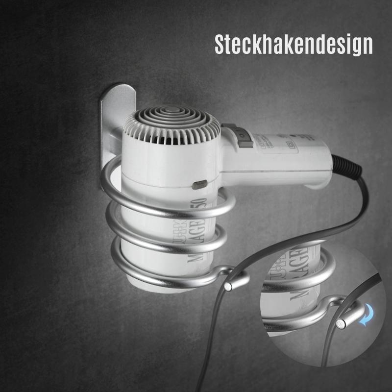 Skanto | Schlechter Aluminium Multifunktionaler Föhnhalter