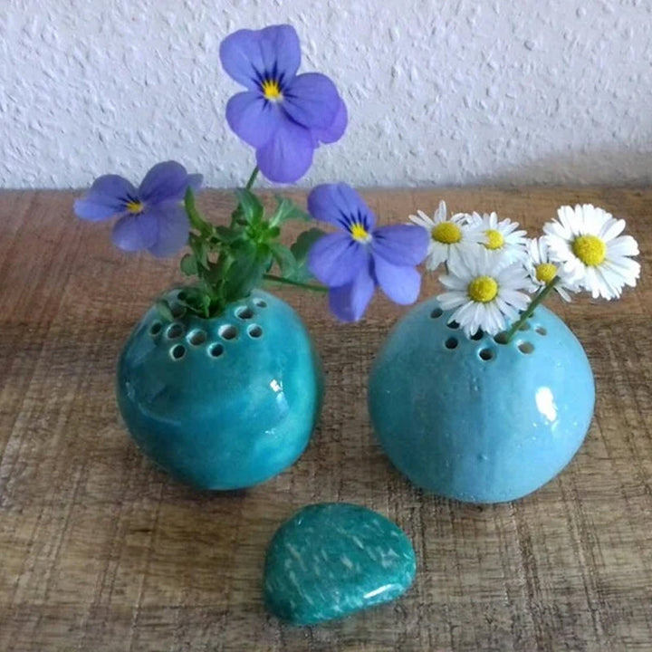 Skanto | Harts handgemachte Vase Blumenstein Tischdekoration