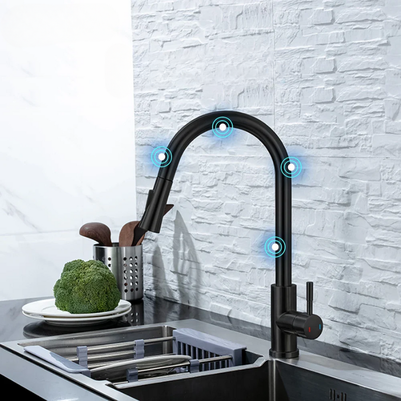 Skanto | Touchnickel – Intelligente Mischbatterie mit Sensor
