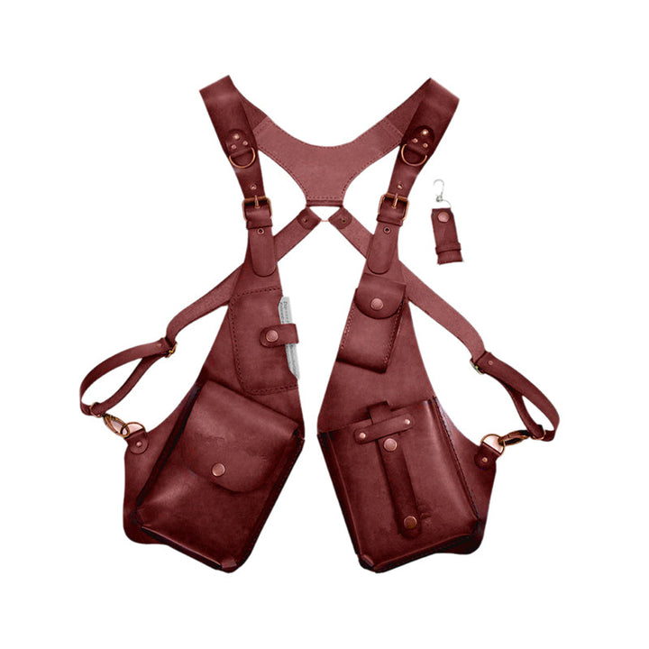 Skanto | Mittelalterliche Steampunk Retro Umhängetasche mit Riemen