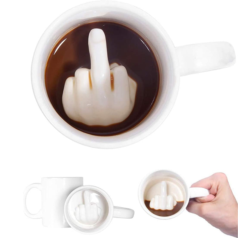 Skanto | Keramik-Mittelfinger-Tasse