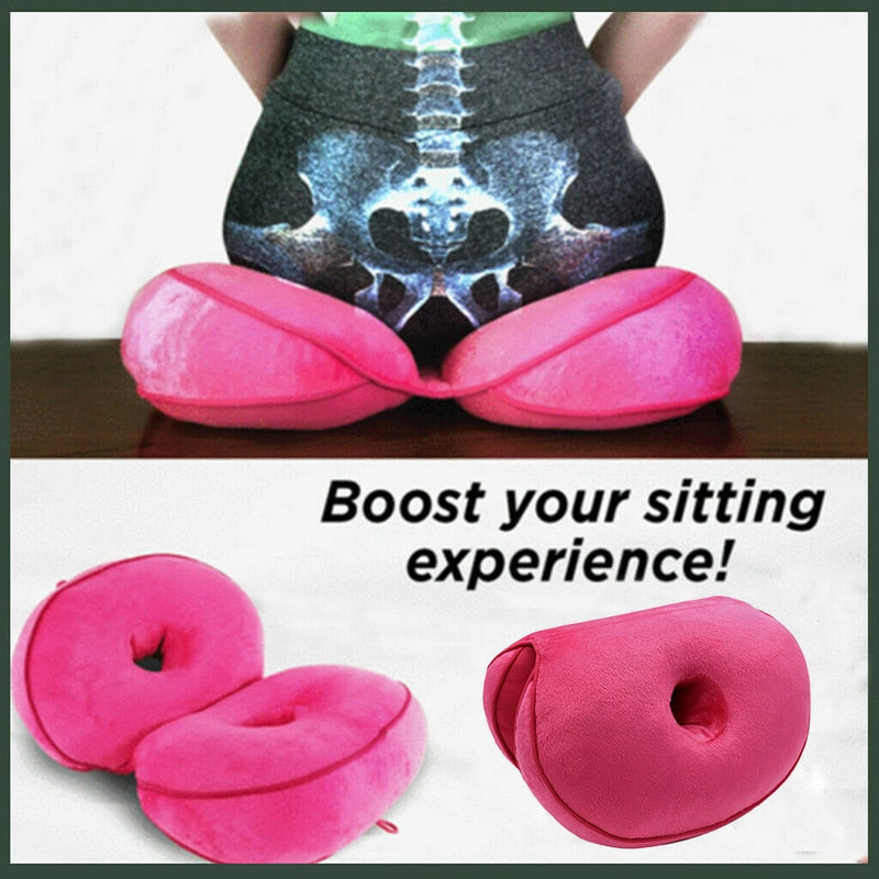 Skanto | OrthoSitz Kissen | Ergonomisch & Druckentlastend | Memory Foam | Abnehmbarer Bezug
