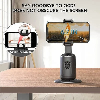 360° Drehung Smart Auto Gesicht Objektverfolgungs Halter