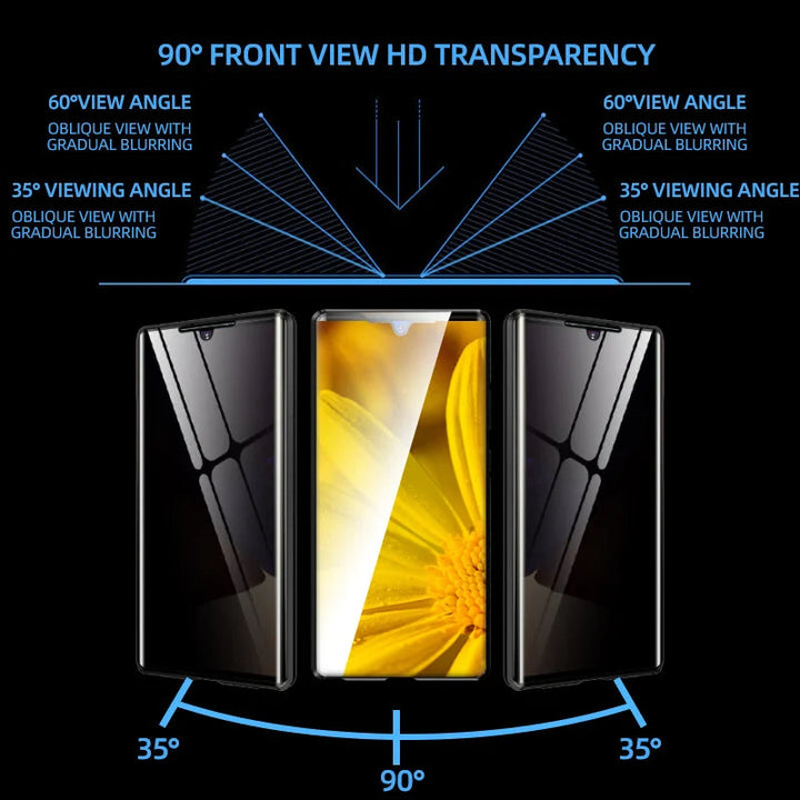 Magnetische Samsung-Glashülle | Doppelseitiges Gehärtetes Glas