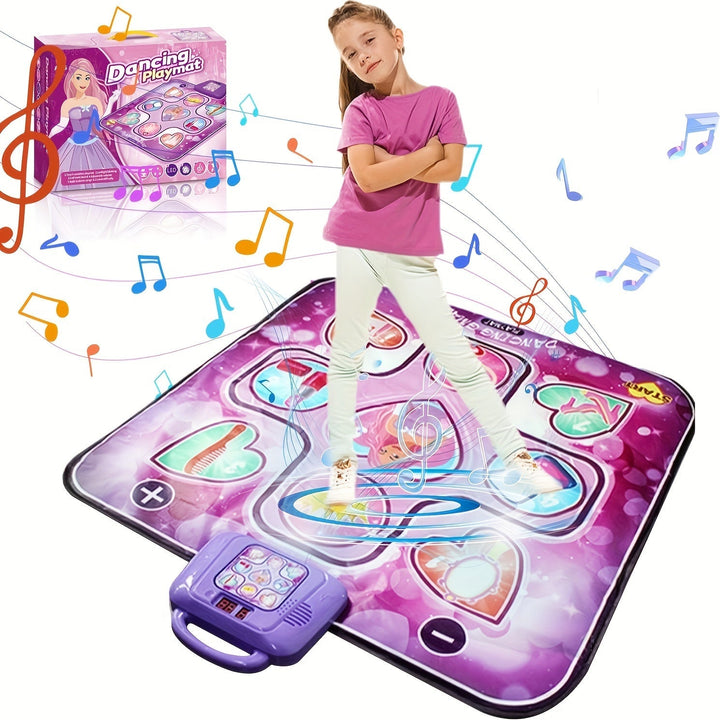 Skanto | Pinke Tanzmatte für Kinder mit Punktesystem und Rhythmusspielen – Kein TV nötig – DanceFun Mat
