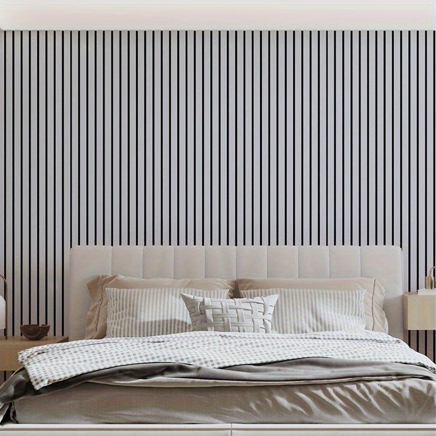 Skanto | WoodLook Wandpaneele – Selbstklebende 3D PVC-Wandverkleidung für schnellen Home-Effekt