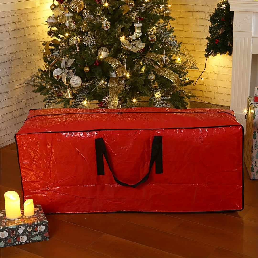 Skanto | Große Aufbewahrungstasche für künstliche Weihnachtsbäume – Wasserdichtes und strapazierfähiges Polyester Modell TreeTote