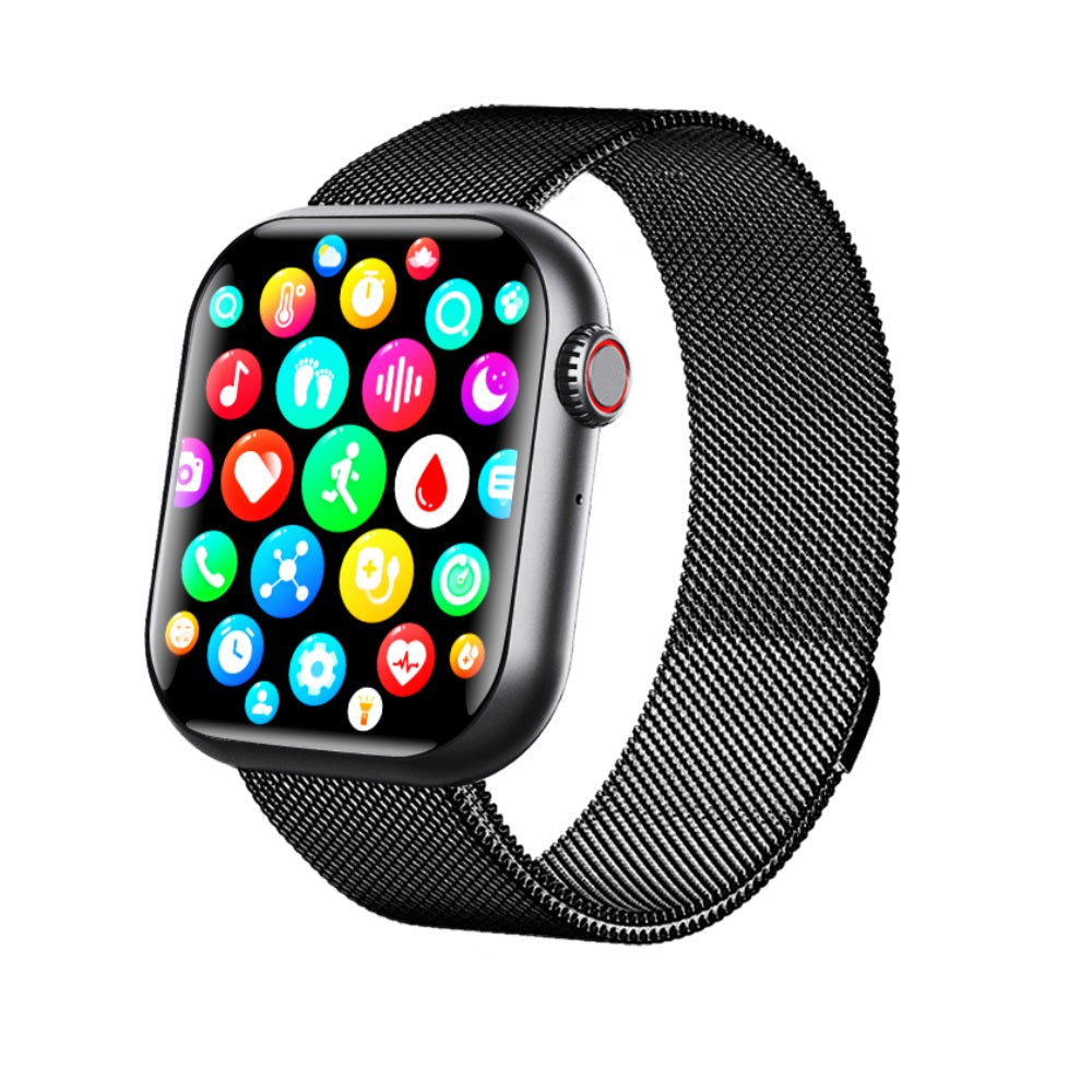 Skanto | Blutzucker Blutdruck Blutsauerstoff Schlafmonitor Wasserdichte Smartwatch