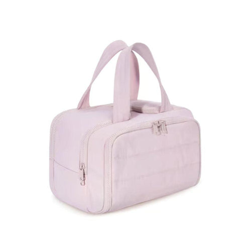 Skanto | 4-in-1 Puffy Kulturbeutel für Damen – Großer Reise-Make-up- & Hautpflege-Organizer