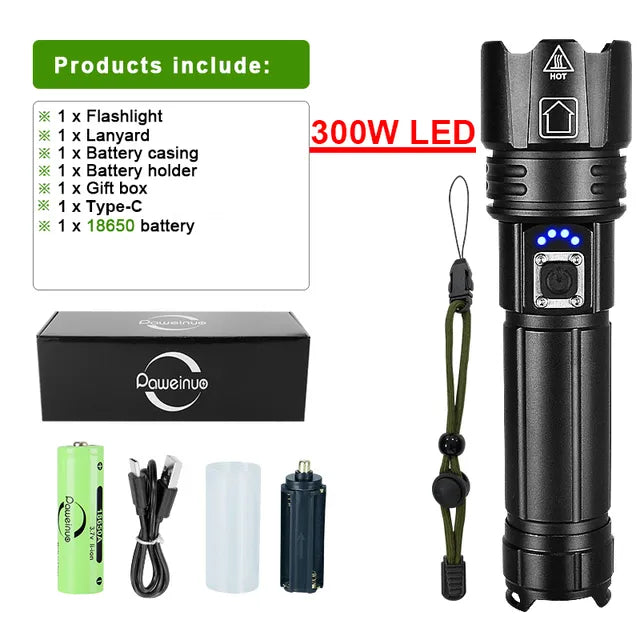 Skanto | LED-Taschenlampe | Wiederaufladbare Taschenlampe