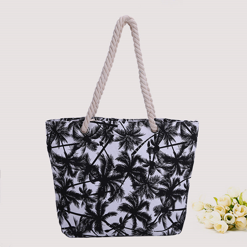 Geräumige Tasche mit maritimem Muster Skanto