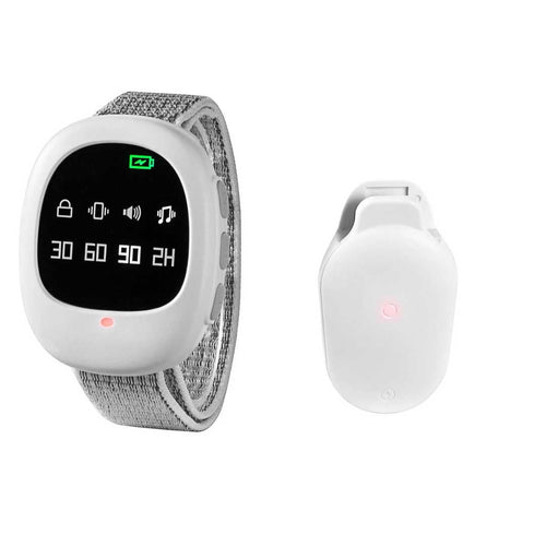 Skanto | Kabelloser Bettnäss-Alarm mit Vibrationssignal und Timerfunktion – USB wiederaufladbar