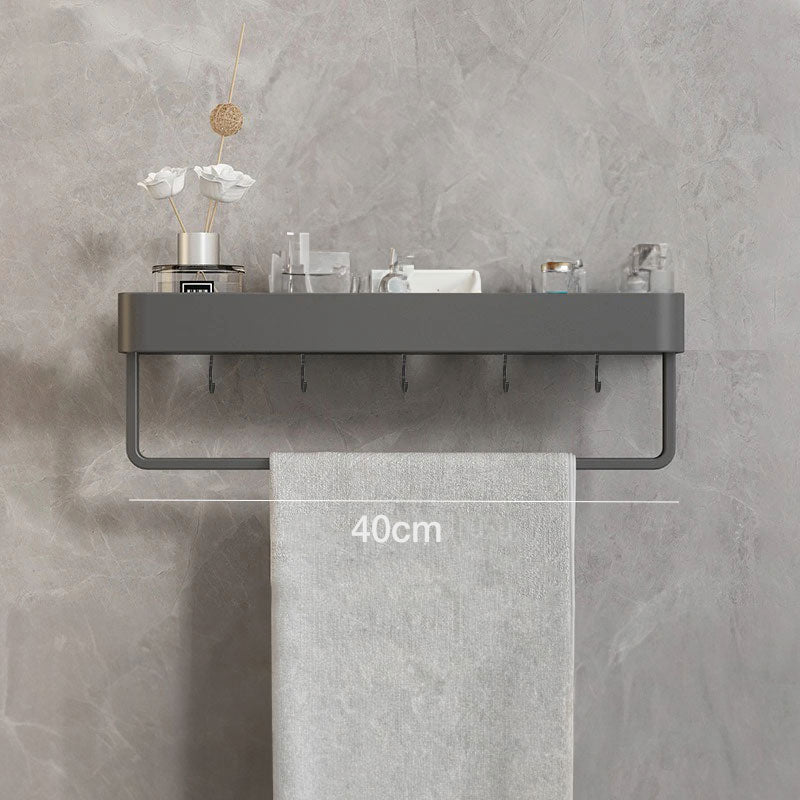 Skanto | Moderne, elegante graue Badregale