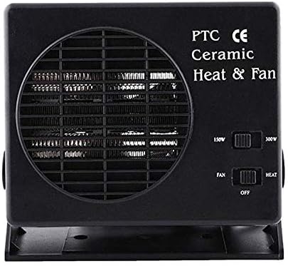 Skanto | 12V Keramik-Autoheizung | 150W-300W Tragbarer Ventilator mit automatischem Thermostat für den Wintereinsatz im Fahrzeug