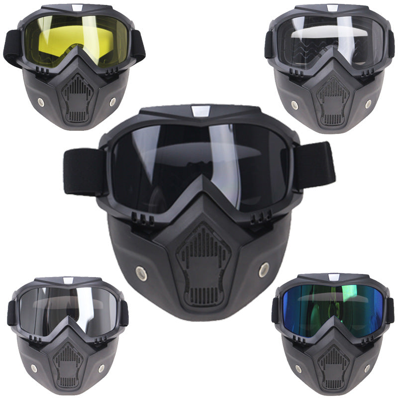 Offroad-Motorradbrille mit Doppelscheibe Skanto