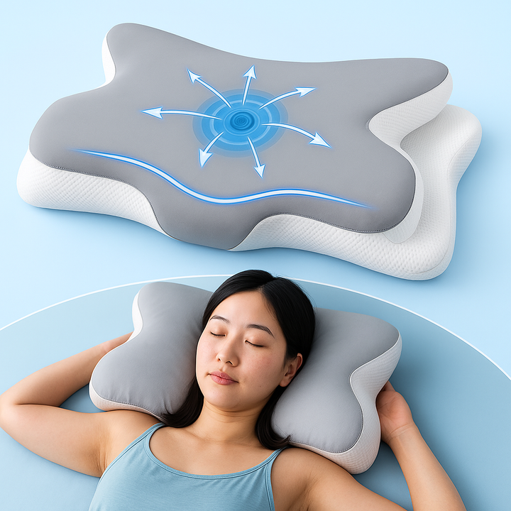 Skanto Skanto | Ergonomisches Schmetterlings-Memory-Schaum-Kissen