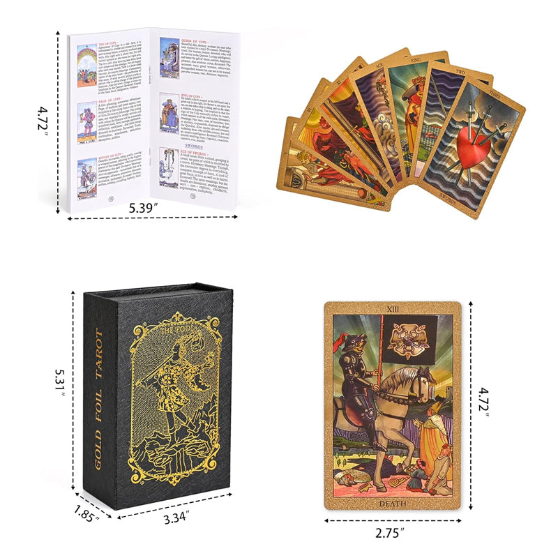 Entdecken Sie die mystische Welt des Tarot Goldfolien-Tarots