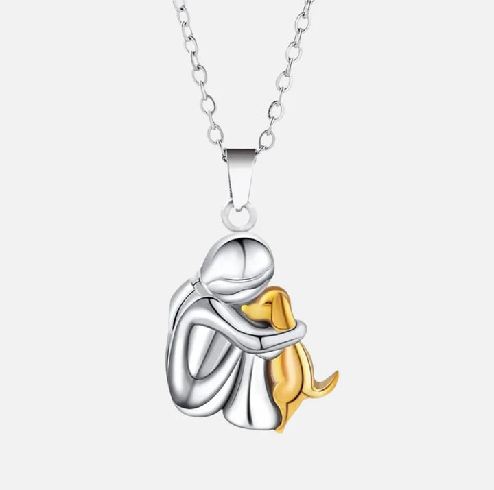 Skanto | PawHeart Halskette – Schmuck für Hundeliebhaber mit Pfotenabdruck
