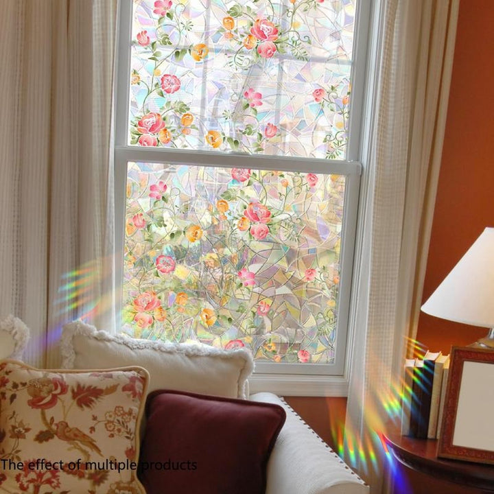Skanto | Elegante Blumen-Fensterfolie