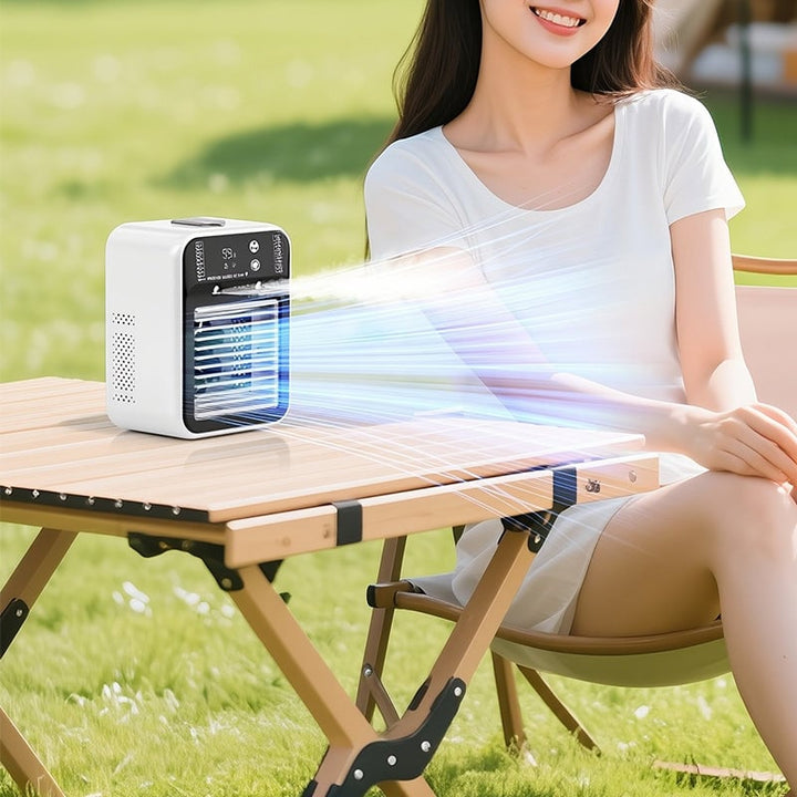 Tragbarer 3-in-1 Kühlventilator mit 2-Gang-Nebel | Skanto