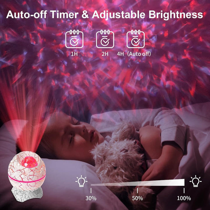 Skanto | 4-in-1 Sternen- und Galaxienprojektor mit Bluetooth-Lautsprecher