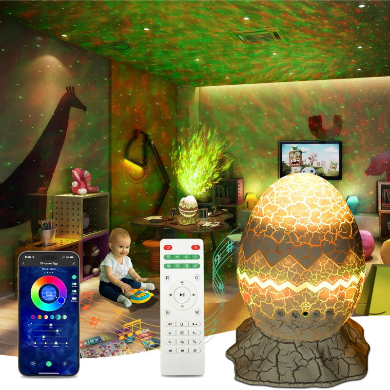 Skanto | 4-in-1 Sternen- und Galaxienprojektor mit Bluetooth-Lautsprecher