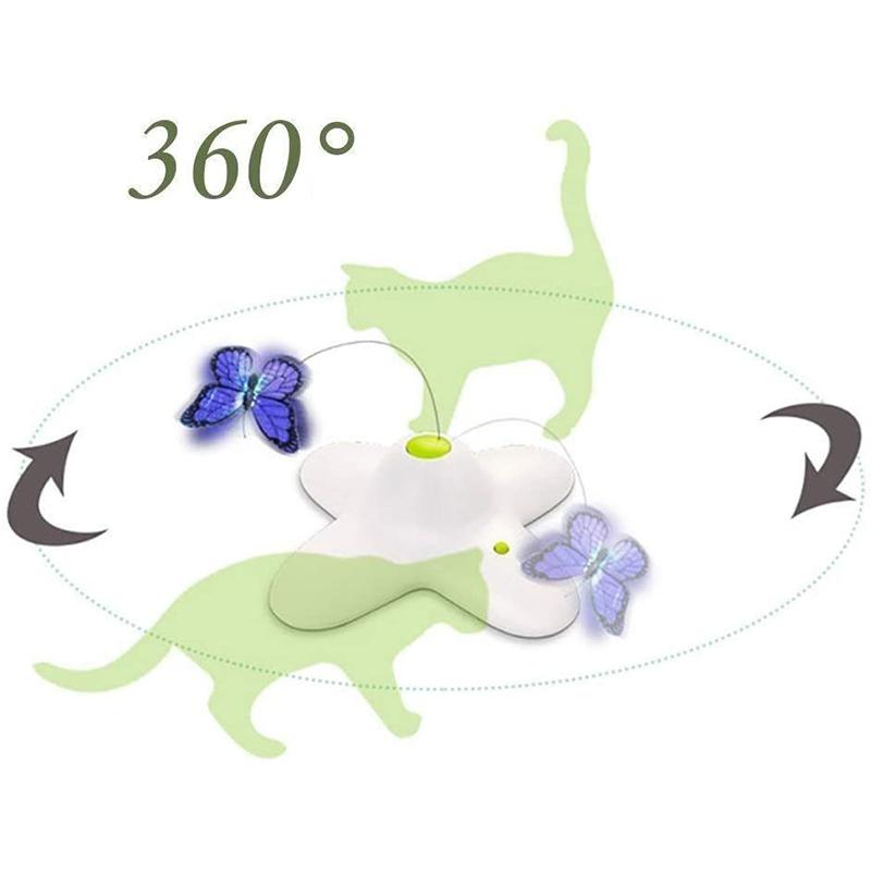 Skanto | Automatisches Schmetterling Katzen-Spielzeug